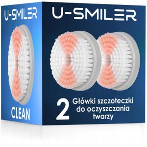 2 Köpfe Für Gesichtsbürste U-Smiler Clean