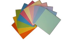 Origami-Papier 20X20cm Fluo+Pastellfarben 100 Blatt