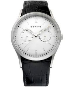 BERING Classic Herrenuhr schwarz/silber/weiß 11839-404