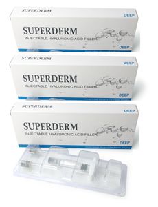 3 x SUPERDERM Hyaluronsäure = 6ml !! auch für Hyaluron Pen geeignet