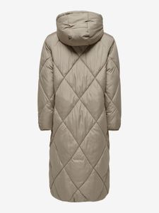 ONLY ONLNEWTAMARA X-LONG QUILTED COAT CC Weathered Teak S