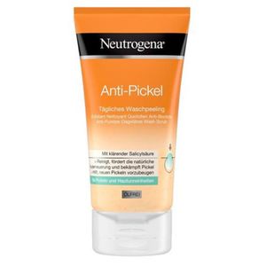 Neutrogena Anti-Pickel Gesichtsreinigung, Tägliches Peeling mit Salicylsäure 150 ml
