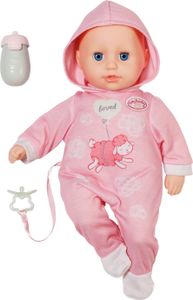 Baby Annabell Hannah Spiel mit Mir, Babypuppe mit 5 Funktionen, weichem Stoffkörper und Accessoires, 36cm große Puppe, für Kinder ab 1 Jahr, 710692 Zapf Creation