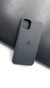 Apple Silikon Case (für iPhone 11) - Schwarz - 6.1 Zoll