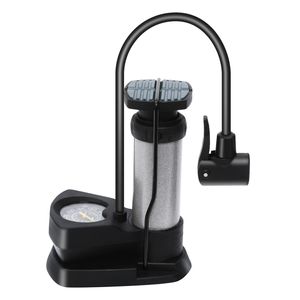 Mini Standpumpe, tragbare Fußpumpe mit Manometer, Luftpumpe, Pumpe