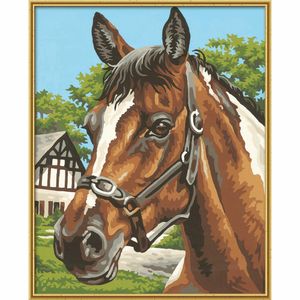 Noris Spiele Malen nach Zahlen - Pferdeportrait; 609240381