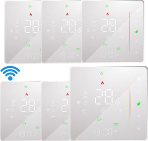 6X WiFi Digital LCD Raumthermostat Thermostatr für 5A Wassererwärmung Fußbodenheizung Wöchentlich programmierbarer Wandthermostat Unterstützung Mobile APP/Sprachsteuerung Kompatibel mit Alexa/Google 6X WiFi Digital LCD Raumthermostat Thermostatr für 5A Wassererwärmung Fußbodenheizung Wöchentlich programmierbarer Wandthermostat Unterstützung Mobile APP/Sprachsteuerung Kompatibel mit Alexa/Google