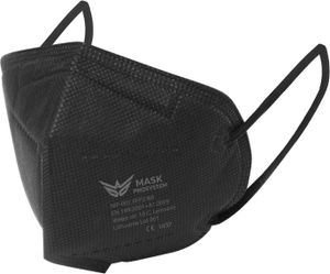 FFP2 Atemschutzmaske schwarz - 10 Stück