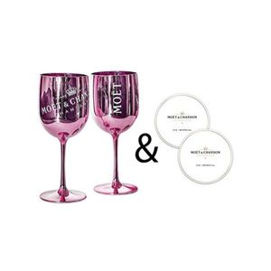 Moët & Chandon Champagnergläser rose pink 2x Gläser