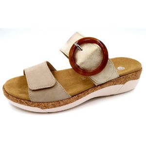 Remonte Komfort Pantoletten R6858-60 Damen 31353335383333 Beige 44 EU