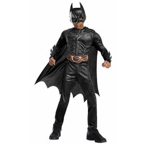 Batman- Disfraz infantil black line, talla S 3-4 años (Rubie's 702362-S)  RUBIES