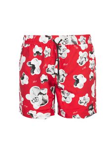 Karl Lagerfeld Badehose "Orchid" -  KL20MBM12 | Medium Boardshort Orchid - Rot-  Größe: XXL(EU)