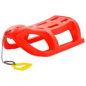 Schlitten Rot 80x39,5x25,5 cm Polypropylen - Klappschlitten 3,09 kg