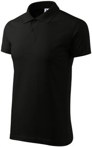 Einfaches Herren Poloshirt - Farbe: schwarz - Größe: 2XL