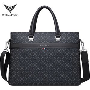 WILLIAMPOLO Aktentasche Herrenhandtaschen Business Casual Umhängetaschen Computertaschen pl203060