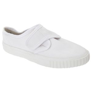 Dek Junior Kinder Gymnastik Schuhe mit Klettverschluss DF885 (34 EUR) (Weiß)