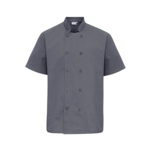 Premier Workwear Unisex Chefs Jacket Kochjacke PR656 steel (ca. pantone 7545) S