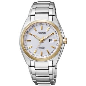 Citizen Damen-Armbanduhr XS Super Titanium Analog Titan EW2214-52A