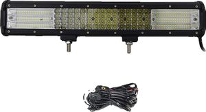 LED světelná lišta, jasné osvětlení, dlouhotrvající design, 17IN s drátem