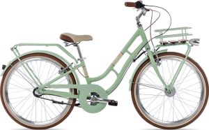 Maxim La Vita 3 24 Jugendfahrrad mit Front-Gepäckträger 24 Zoll Grün 32 cm