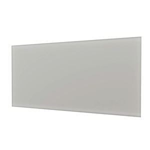 Fenix Infrarotheizung ECOSUN Platinum Grey 600 Watt (118,5 x 58,5 x 3,9cm), für Bad, Wohnraum, Schlafzimmer - Oberfläche aus Glas