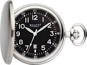Regent Taschenuhr analog Quartz silberfarben P-752