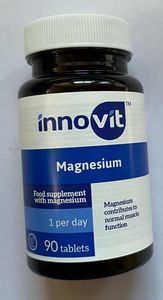 innovit - Magnesium,  90 Tabletten, vegan, Nahrungsergänzungsmittel