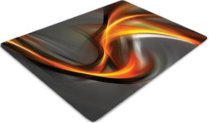 Stuhlunterlage Bürostuhlunterlage 120 cm x 90 cm Bodenmatte Bürostuhlunterlage - Heiße Flamme