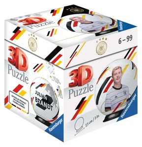 RAVENSBURGER 3D Puzzle-Ball DFB-Nationalspieler Julian Brandt Kinderpuzzle 54 T.