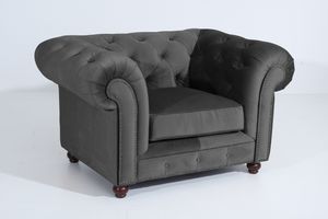Max Winzer Orleans Sessel - Farbe: anthrazit - Maße: 135 cm x 100 cm x 77 cm; 2911-1100-2044214-F07