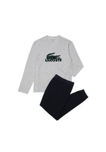 LACOSTE Pyjama-Set mit Samt-Logo