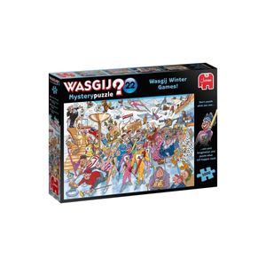 JUMBO 25012 Wasgij Mystery 22 Die Wasgij Winterspiele 1000 Teile Puzzle