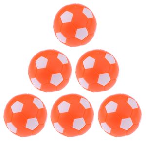 6 Stück Kickerbälle Durchmesser 36mm, Tischfussball Kickerbälle Ball, Standard Farbe Orange