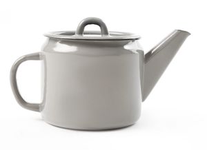 Smaltovaný čajník sivý 12cm 1lt OLYMP