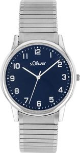s.Oliver Herren Uhr Armbanduhr Edelstahl silber 2038598