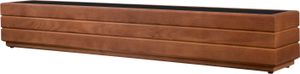 ALFALUX Blumenkasten Blumentöpfe Pflanzkasten Holz Pflanzkübel NUSS 110x17x17cm