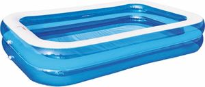HI 62165 Familien Pool 262x175x51cm transparent-blau HI 62165 Familien Pool 262x175x51cm transparent-blau