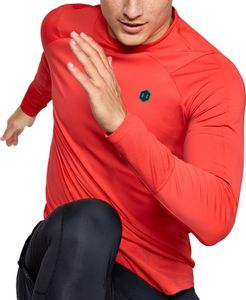 Tričko UNDER ARMOUR ColdGear Rush Compression SS Orange Oranžová S