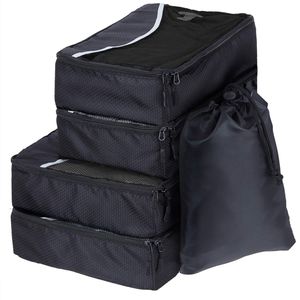 BillyBath Koffer Organizer set, Packing Cubes Kleidertaschen Schuhbeutel  Reiseorganizer Packwürfel Kosmetik Travel Organizer Packtaschen für Koffer  (8 teilig, Beige) : : Fashion