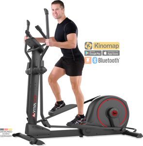 AsVIVA Crosstrainer C29, 16 kg Schwungmasse, Handpulssensoren, Bluetooth, Kinomap