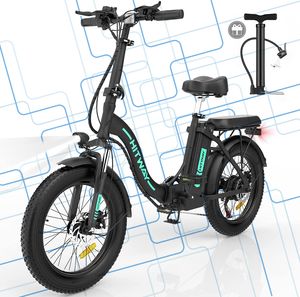 E Bike Fat Reifen 20" , Elektrofahrrad Mit 48V 10Ah Batterie, E-Bike für Herren und Damen,Assistenz-Modus Long Range 60-80KM City Mountain Bicycle