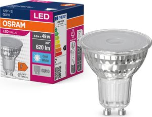 Osram LED Spot Value PAR16 120° 6,9W neutrálna biela GU10 4058075096721 ako 80W