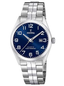 Festina F20437/3 Klasyczny zegarek męski 40mm 10ATM