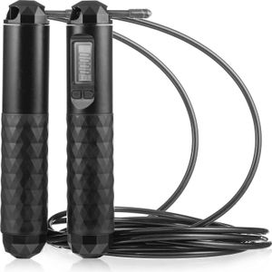 Gymtek švihadlo s LCD počítadlom - 300 cm nastaviteľná šnúra - švihadlo, rýchlostné švihadlo, švihadlo s počítadlom kalórií - fitness, tréning, crossfit Gymtek švihadlo s LCD počítadlom - 300 cm nastaviteľná šnúra - švihadlo, rýchlostné švihadlo, švihadlo s počítadlom kalórií - fitness, tréning, crossfit