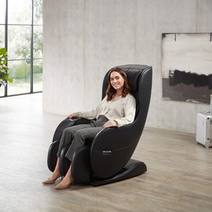 WELCON Massagesessel EASYRELAXX schwarz - 3D Massagestuhl mit Neigungsverstellung elektrisch