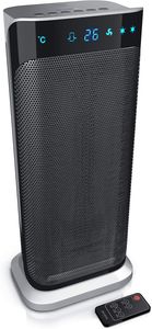 mit Fernbedienung energiesparend leise, 2000 Watt Keramik- Badezimmer - Schnellheizer mit Oszillationsfunktion - Heizung Heater - GS