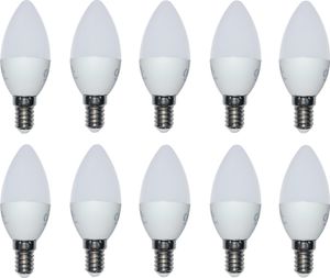 10 x LED Glühlampe Glühbirne Kerze E14 4W Ersatz für 30W 320lm 3000K 230V
