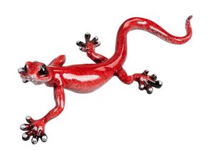 Wanddeko Gecko Deko Tier Figur Lurch Eidechse Salamander Drachen Skulptur
