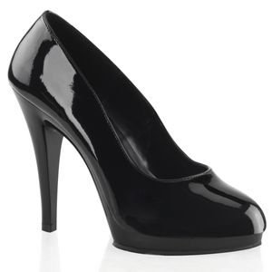 FLAIR-480 Uni Pumps von Pleaser Pink Label, Schwarz EU 42, US 10