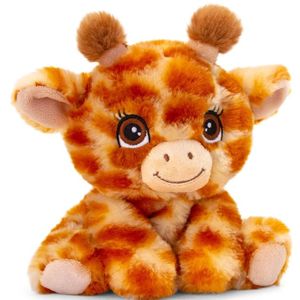 ECO Plüschtier Kuscheltier Keel Toys, Stofftier für Baby Kind Keeleco Adoptable - Giraffe